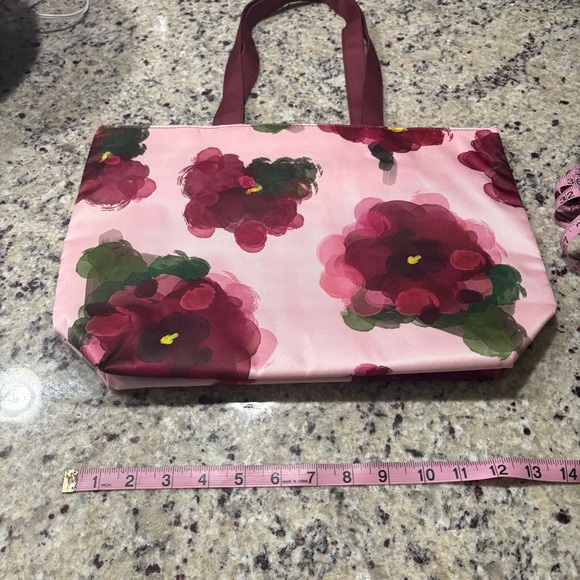 Clinique X Jonathan Cohen floral print tote bag and makeup bag New Without tags - Picture 8 of 10